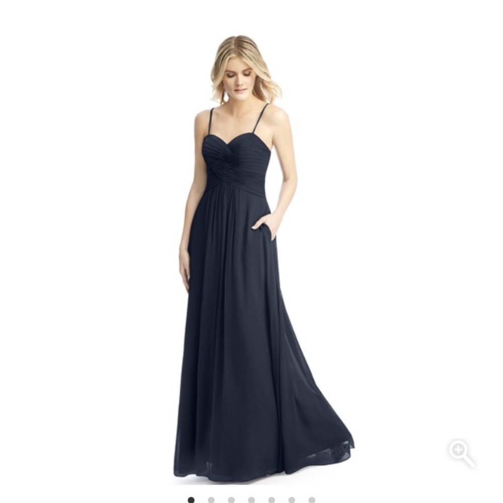 Azazie bridesmaid dress navy